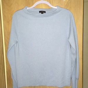 J. Crew Subtle Boatneck Sweater - Sky Blue